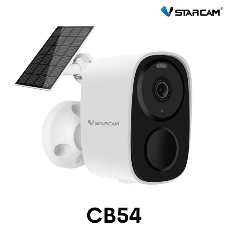 กล้องวงจรปิด โซล่าเซลล์ Vstarcam รุ่น CB54 รุ่นล่าสุด